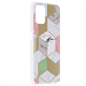 Husa telefon Samsung Galaxy A03s - Techsuit Marble Series - Purple Hex - Img 2