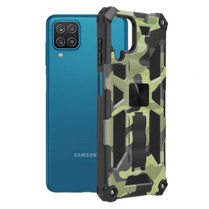 Husa telefon Samsung Galaxy A12 / A12 Nacho - Techsuit Blazor Series - Camo Lime - Img 1