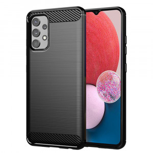 Husa telefon Samsung Galaxy A13 4G - Techsuit Carbon Silicone - Black - Img 1