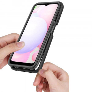 Husa telefon Samsung Galaxy A13 5G / A04s + Folie - Techsuit Defense360 Pro - Black - Img 4