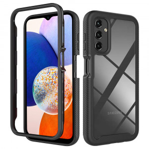 Husa telefon Samsung Galaxy A14 5G + Folie - Techsuit Defense360 Pro - Black - Img 1