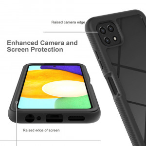 Husa telefon Samsung Galaxy A22 5G + Folie - Techsuit Defense360 Pro - Black - Img 4