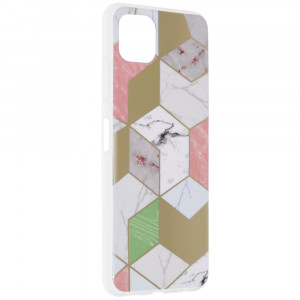 Husa telefon Samsung Galaxy A22 5G - Techsuit Marble Series - Purple Hex - Img 2