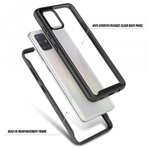 Husa telefon Samsung Galaxy A31 + Folie - Techsuit Defense360 Pro - Black - Img 3