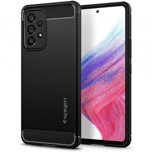 Husa telefon Samsung Galaxy A53 5G - Spigen Rugged Armor - Black - Img 1