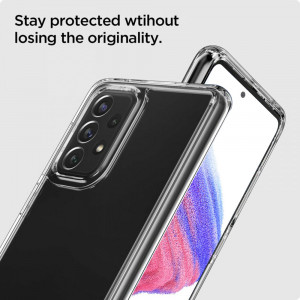 Husa telefon Samsung Galaxy A53 5G - Spigen Ultra Hybrid - Crystal Clear - Img 3