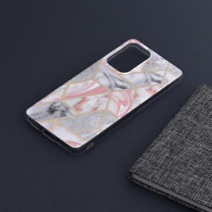 Husa telefon Samsung Galaxy A53 5G - Techsuit Marble Series - Pink Hex - Img 4