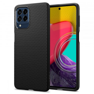 Husa telefon Samsung Galaxy M53 5G - Spigen Liquid Air - Matte Black - Img 1