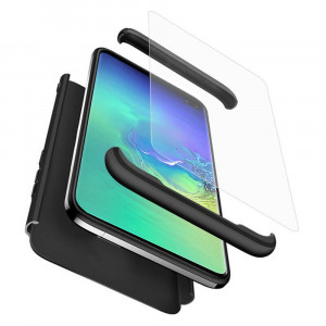 Husa telefon Samsung Galaxy S10 Plus + Folie - GKK 360 - Black - Img 1