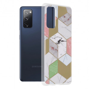 Husa telefon Samsung Galaxy S20 FE / S20 FE 5G - Techsuit Marble Series - Purple Hex - Img 1