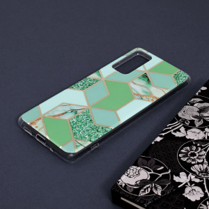 Husa telefon Samsung Galaxy S20 FE / S20 FE 5G - Techsuit Marble Series - Green Hex - Img 4