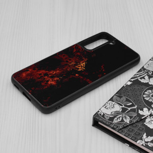 Husa telefon Samsung Galaxy S21 5G - Techsuit Glaze Series - Red Nebula - Img 3