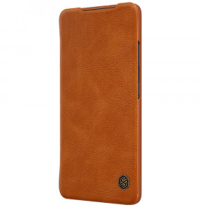 Husa telefon Samsung Galaxy S21 Ultra 5G - Nillkin QIN Leather Case - Brown - Img 4
