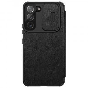 Husa telefon Samsung Galaxy S22 5G - Nillkin QIN Leather Pro Case - Black - Img 1
