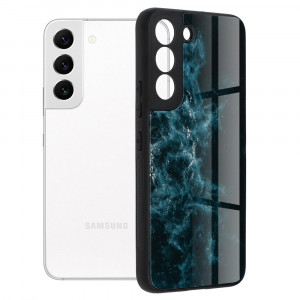 Husa telefon Samsung Galaxy S22 5G - Techsuit Glaze Series - Blue Nebula - Img 1