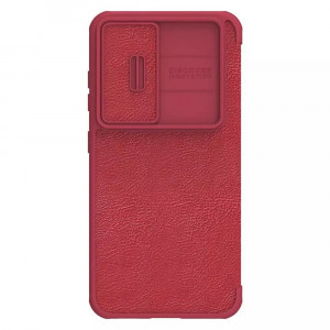 Husa telefon Samsung Galaxy S23 - Nillkin QIN Leather Pro Case - Red - Img 1