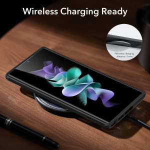 Husa telefon Samsung Galaxy S23 Ultra - ESR Air Shield Boost Kickstand - Translucent Black - Img 2