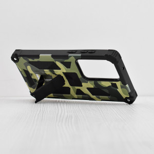 Husa telefon Samsung Galaxy S23 Ultra - Techsuit Blazor Series - Camo Lime - Img 2