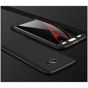 Husa telefon Samsung Galaxy S7 Edge + Folie - GKK 360 - Black - Img 4