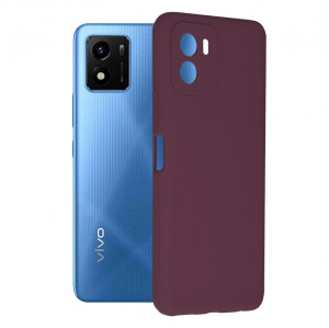 Husa telefon Vivo Y01 - Techsuit Soft Edge Silicone - Plum Violet - Img 1