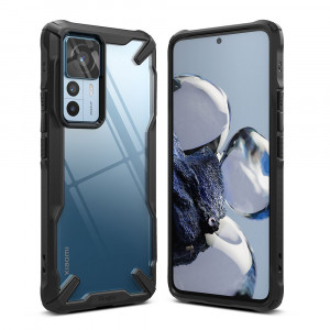 Husa telefon Xiaomi 12T / 12T Pro - Ringke Fusion X - Black - Img 2