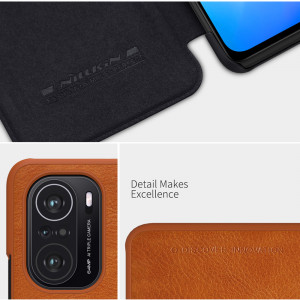 Husa telefon Xiaomi Mi 11i / Poco F3 - Nillkin QIN Leather Case - Black - Img 4