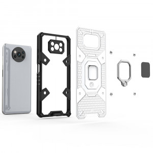 Husa telefon Xiaomi Poco X3 / Poco X3 NFC / Poco X3 Pro - Techsuit Honeycomb Armor - Rose-Violet - Img 3