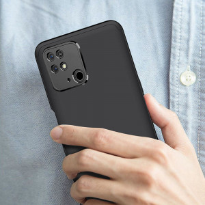 Husa telefon Xiaomi Redmi 10C + Folie - GKK 360 - Black - Img 4