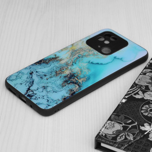 Husa telefon Xiaomi Redmi 10C - Techsuit Glaze Series - Blue Ocean - Img 3
