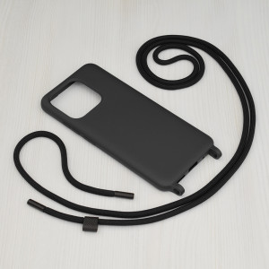 Husa telefon Xiaomi Redmi 12C - Techsuit Crossbody Lanyard - Black - Img 2
