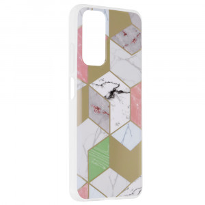 Husa telefon Xiaomi Redmi Note 11 / Note 11S - Techsuit Marble Series - Purple Hex - Img 2