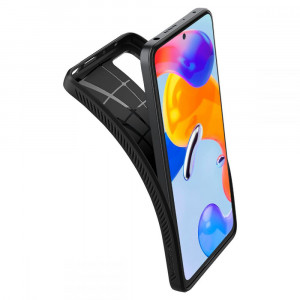 Husa telefon Xiaomi Redmi Note 11 Pro 4G / Note 11 Pro 5G - Spigen Liquid Air - Matte Black - Img 3
