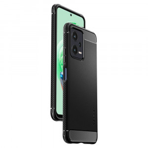 Husa telefon Xiaomi Redmi Note 12 5G / Poco X5 - Spigen Rugged Armor - Black - Img 4