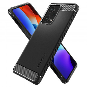 Husa telefon Xiaomi Redmi Note 12 Pro+ - Spigen Rugged Armor - Black - Img 3