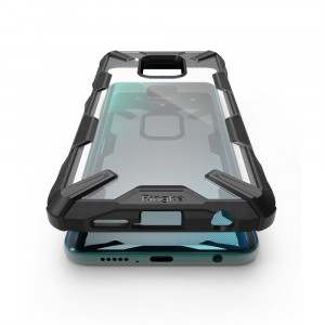 Husa telefon Xiaomi Redmi Note 9S / Note 9 Pro / Note 9 Pro Max - Ringke Fusion X Design - Black - Img 3