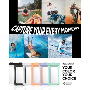 Husa universala pentru telefon - Spigen Waterproof Case A610 - Mint - Img 4