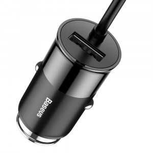 Incarcator auto 4xUSB 5.5A - Baseus Enjoy Together (CCTON-01) - Black - Img 3