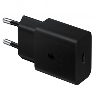 Incarcator Priza Type-C 15W, Fast Charging, Cablu Type-C la Type-C - Samsung (EP-T1510XBEGEU) - Black (Blister Packing) - Img 2