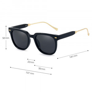 Ochelari de Soare - Techsuit Polarised PC (MM95837) - Bright Black / Gold - Img 4