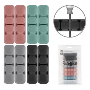 Organizator Cabluri Universal (set 8) - Ringke (ACOR0003) - Multicolor - Img 1