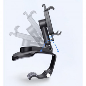 Suport Auto Bord Crocodil - Yesido 360 Rotation Angle (C101) - Black - Img 4