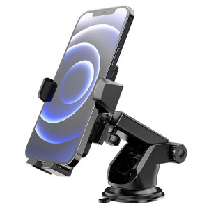 Suport Auto cu Ventuza pentru Telefon - Hoco David (CA83) - Black - Img 2