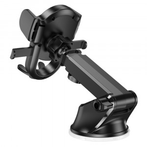 Suport Auto de Telefon pentru Parbriz si Bord - Hoco (H5) - Black - Img 4