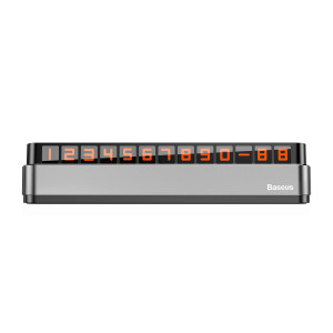 Suport Numar Auto Bord - Baseus Moonlight Box Series (ACNUM-B0G) - Gray - Img 2