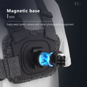 Suport pentru Camera cu Prindere la Piept - Techsuit (JX-002) - Gray - Img 2