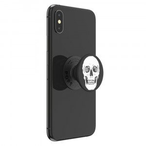 Suport pentru Telefon - Popsockets PopGrip - Shaky Bones White - Img 2