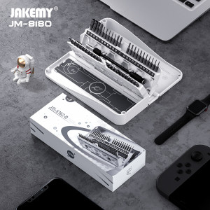 Trusa Surubelnite cu Accesorii 47in1 - Jakemy Precision (JM-8180) - White - Img 2