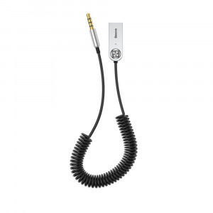 Adaptor Bluetooth Auxiliar Jack - Baseus Wireless Audio BA01 (CABA01-01) - Black - Img 1