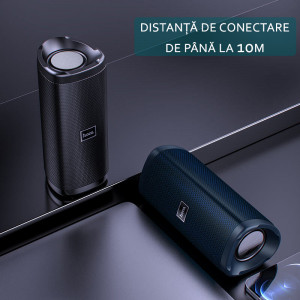 Boxa Portabila Bluetooth 5.0, 2x5W - Hoco Bella (HC4) - Blue - Img 3