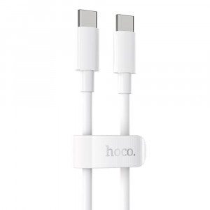 Cablu de Date Type-C la Type-C 100W, 5A, 2m - Hoco High-Power (X51) - White - Img 4